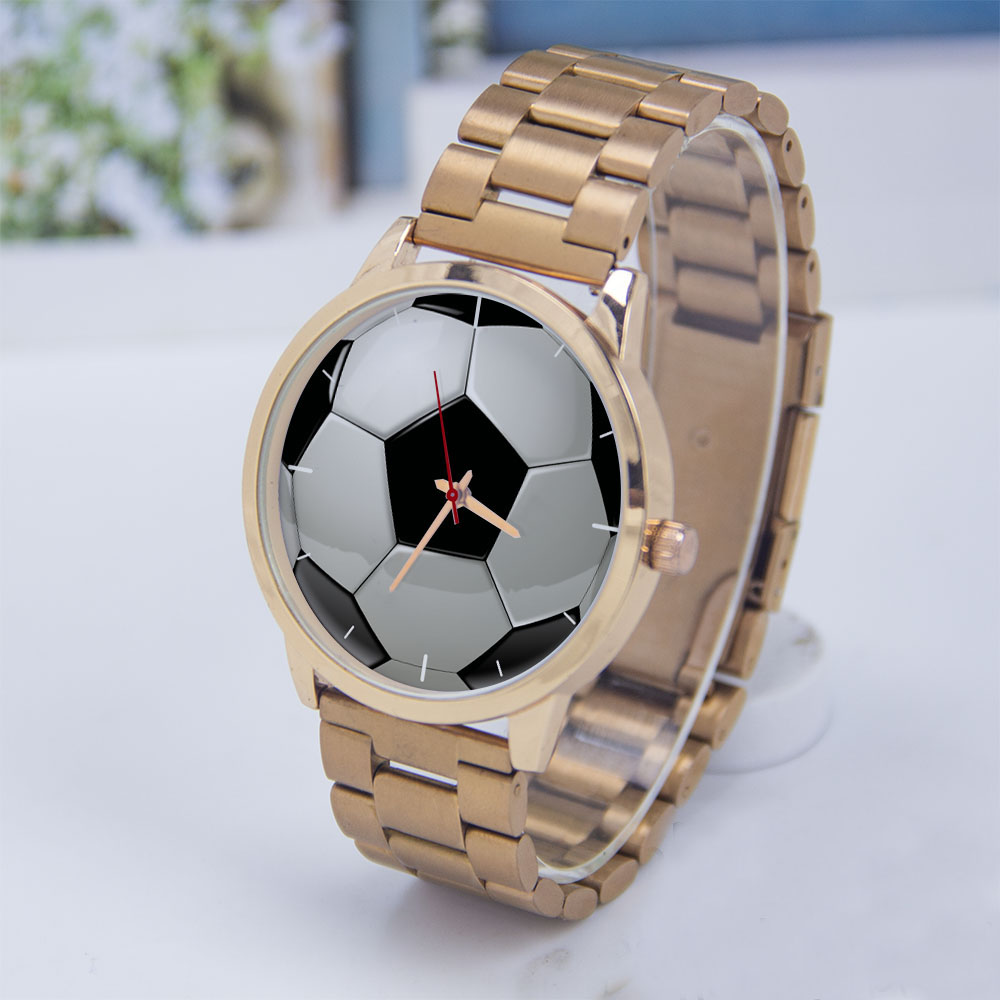 Jewelry For Watches - ساعة كرة القدم بتصميم كرة القدم،
