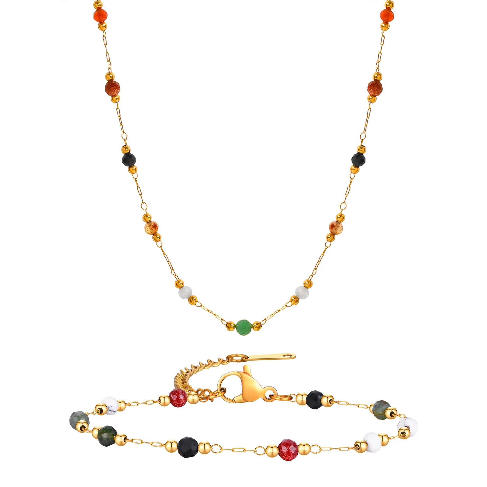 سلسلة خرز من الحجر الطبيعي، سو - مراجعة Jc Jewelry & Watches Photos وسعره